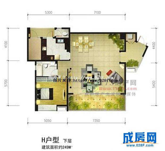 华置西锦城户型图,点击放大