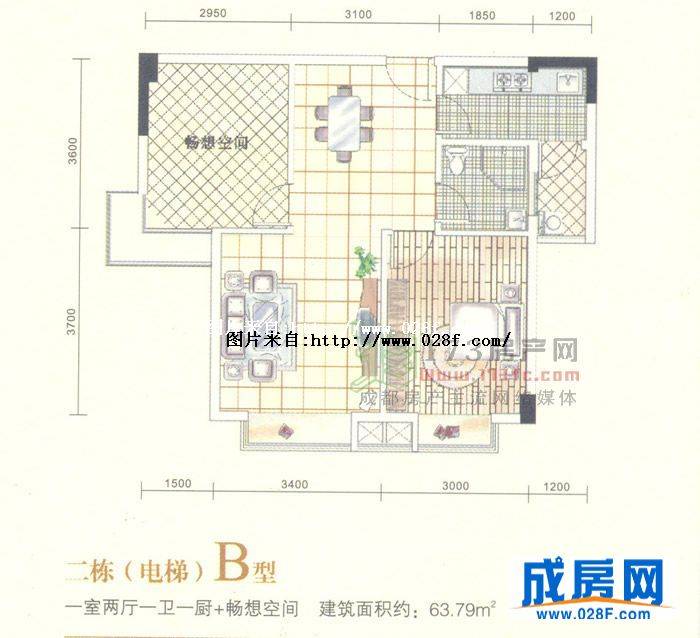 三和南锦户型图,点击放大