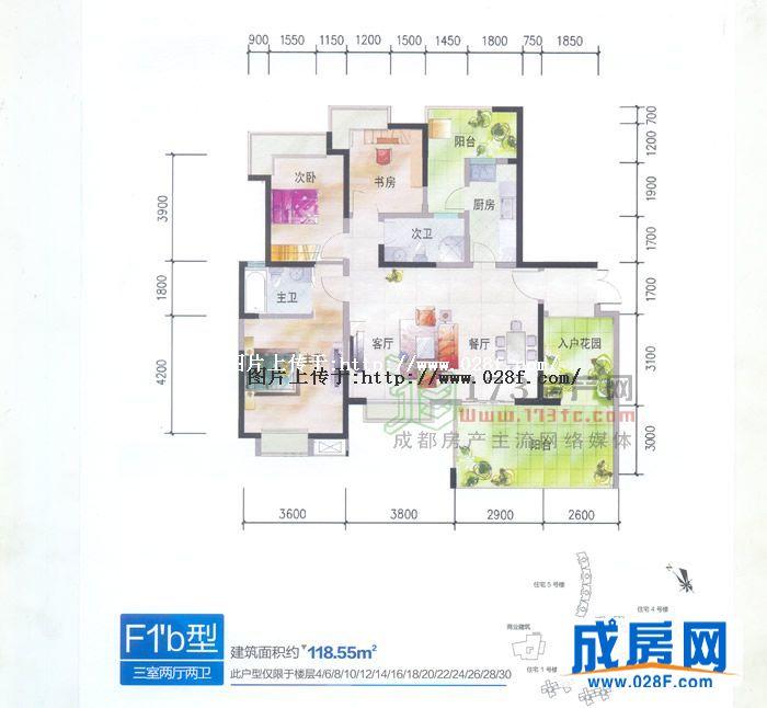 顶峰水岸汇景户型图,点击放大