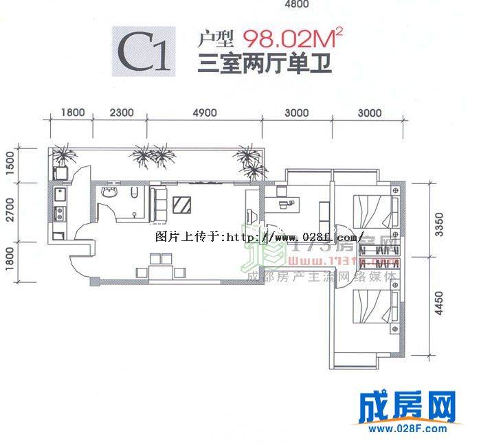 翠晨记户型图,点击放大