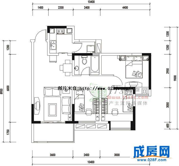 佰客郡户型图,点击放大