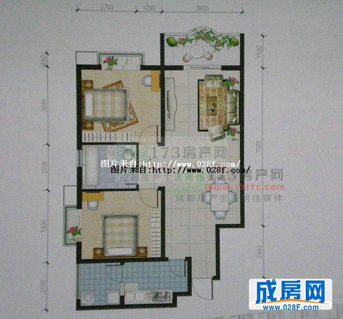 天邑华庭户型图,点击放大