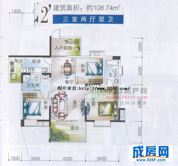 香域中央户型图,点击放大