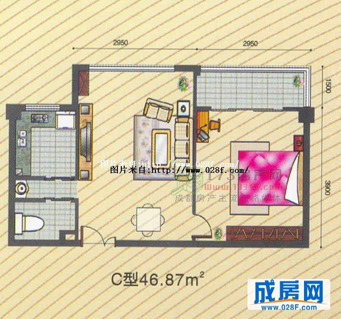 单飞·鑫雅苑户型图,点击放大