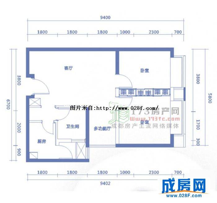 卡斯摩广场户型图,点击放大