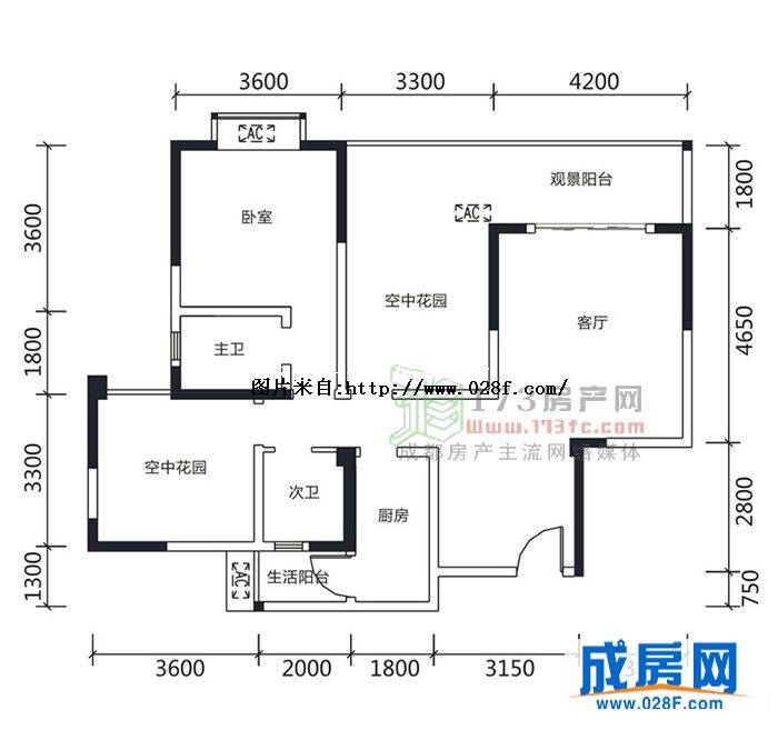 香水城户型图,点击放大