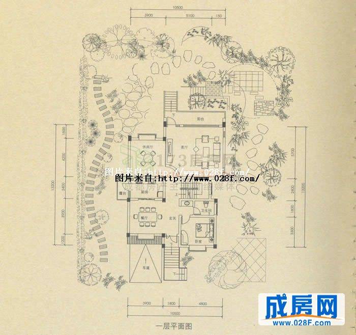 今日田园户型图,点击放大