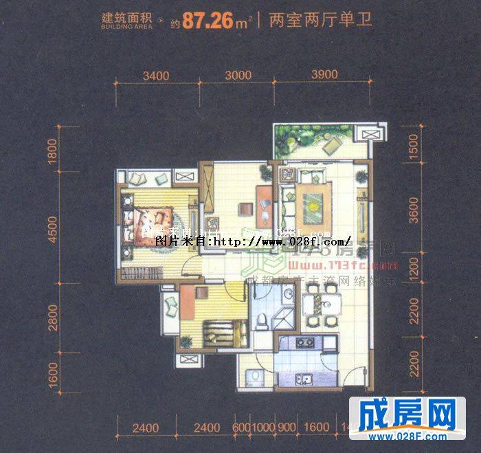 蓝谷地·城果户型图,点击放大