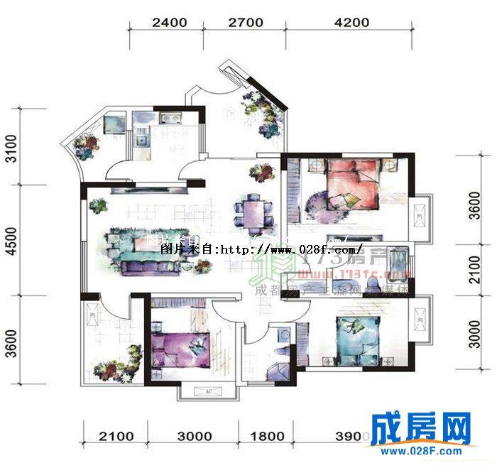 翡翠半岛国际社区户型图,点击放大