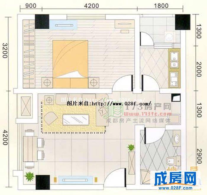 楠庭理想户型图,点击放大