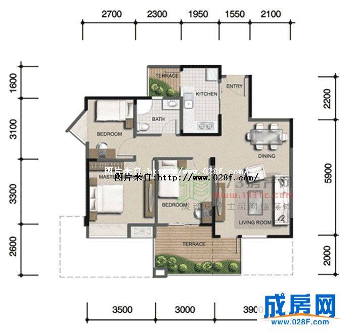 月光诚品户型图,点击放大