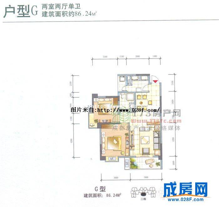 清江之春户型图,点击放大
