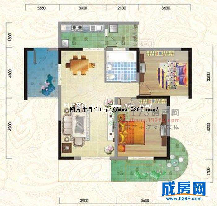 元益花园户型图,点击放大