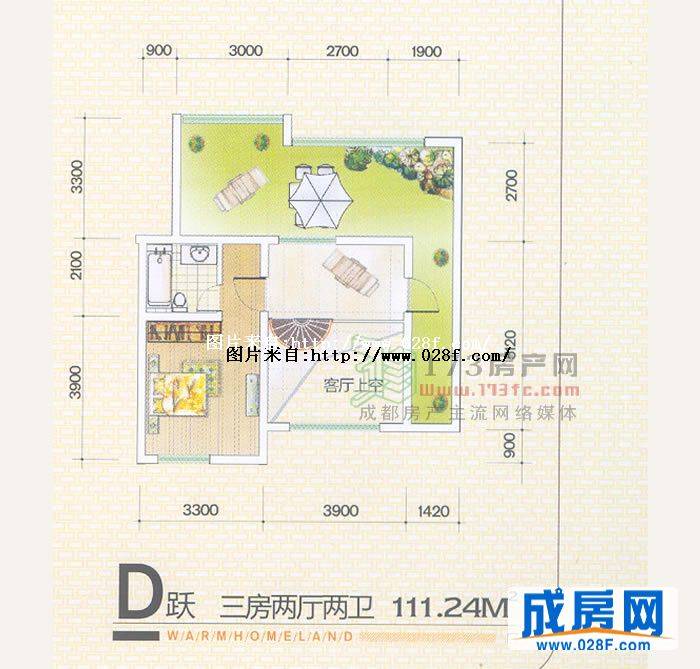 德坤恬园户型图,点击放大