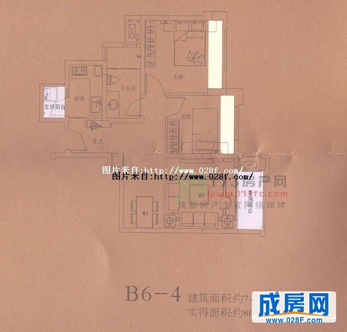朗基·龙堂户型图,点击放大