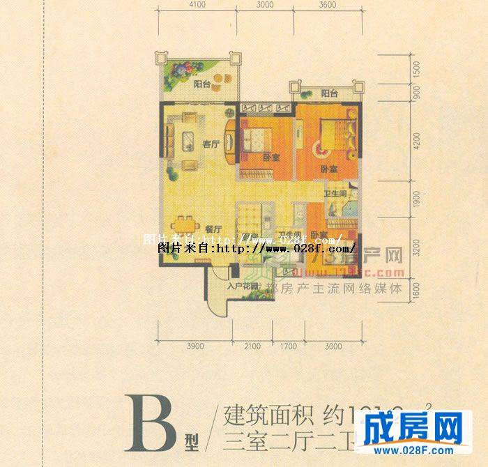 中华名园3波西卡诺户型图,点击放大