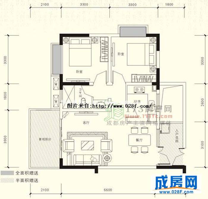 桃园柳岸户型图,点击放大
