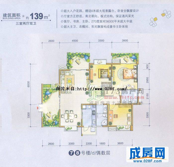 蓝谷地·城果户型图,点击放大
