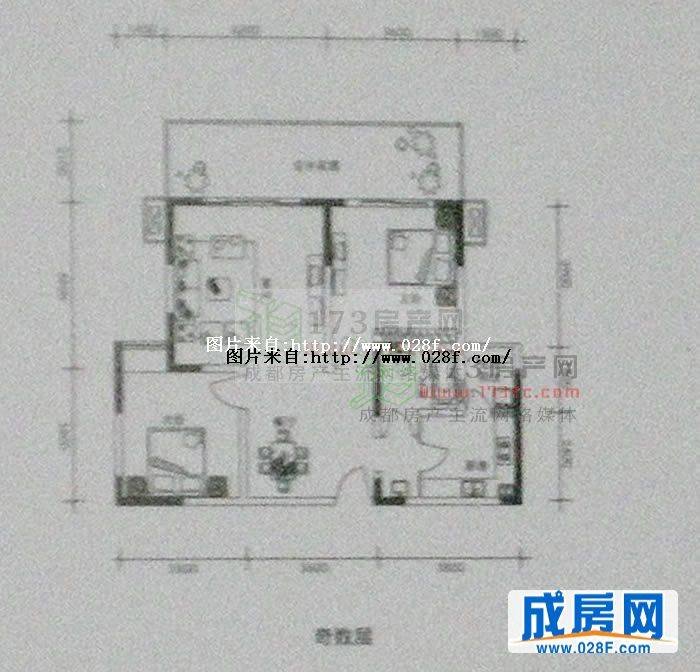 瀚林花园·林尚户型图,点击放大