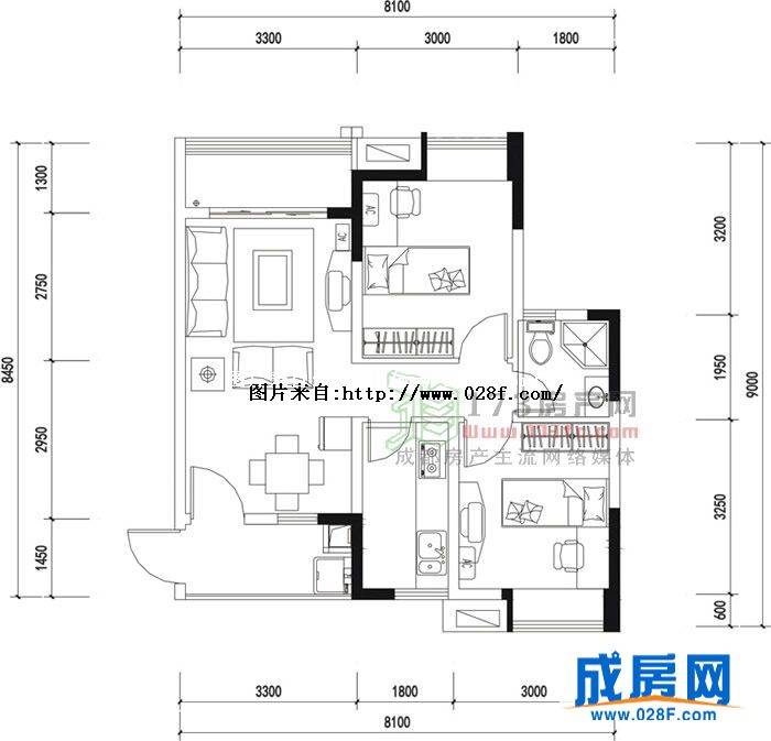 佰客郡户型图,点击放大
