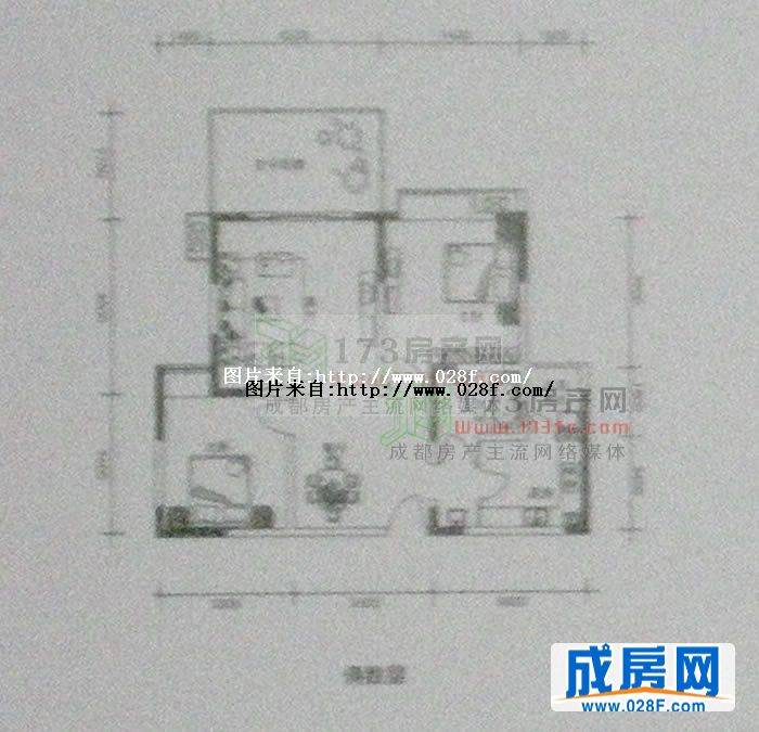 瀚林花园·林尚户型图,点击放大