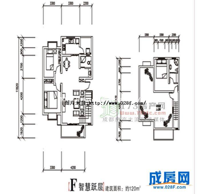 红枫别苑户型图,点击放大