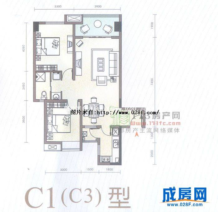 锦绣西苑户型图,点击放大