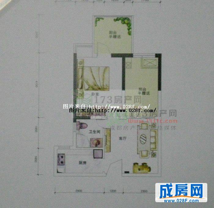 锦江城市花园户型图,点击放大