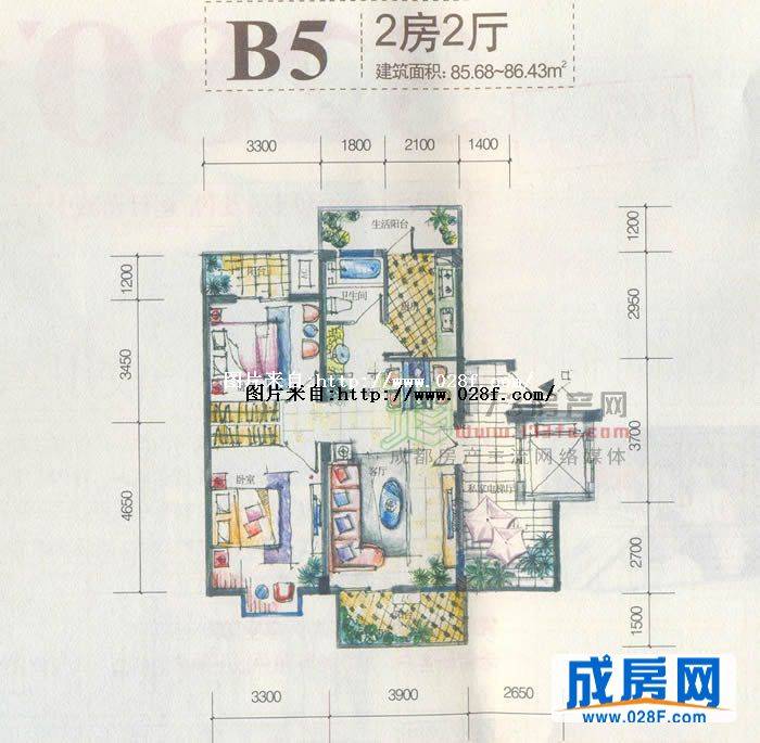 景顺·山水间户型图,点击放大