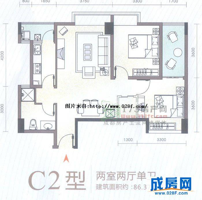 锦绣西苑户型图,点击放大
