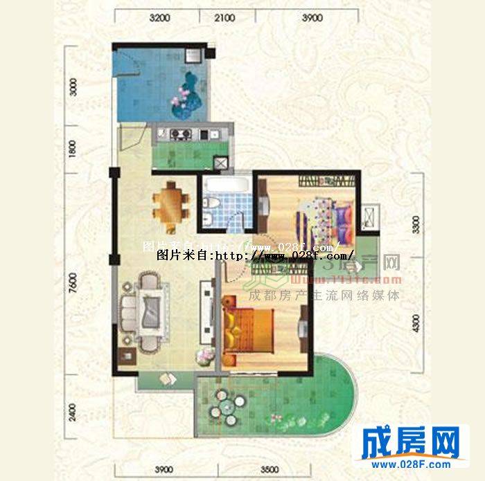 元益花园户型图,点击放大