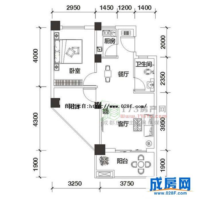 浅水80俊户型图,点击放大