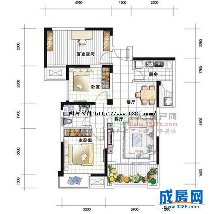 中信未来城户型图,点击放大