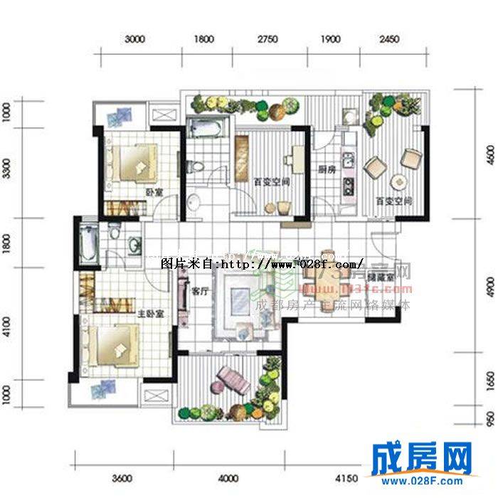 中信未来城户型图,点击放大