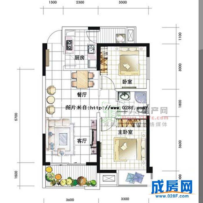 中信未来城户型图,点击放大