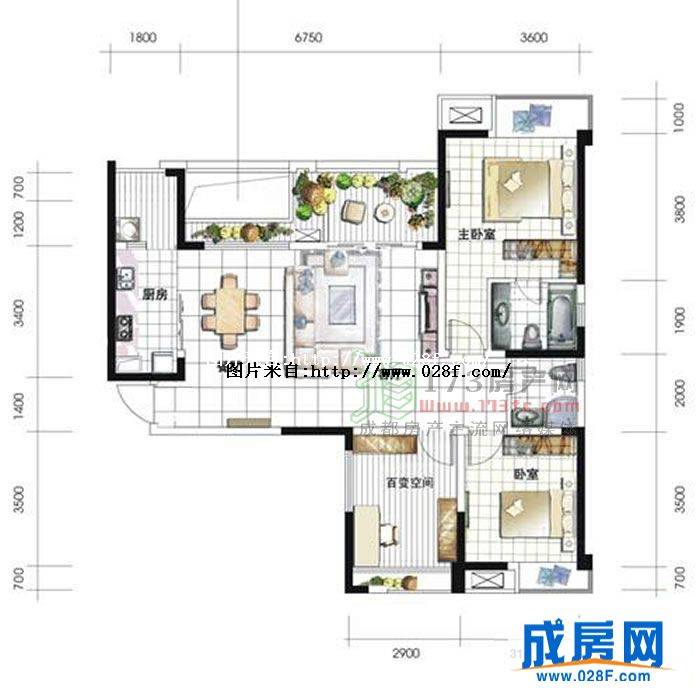 中信未来城户型图,点击放大