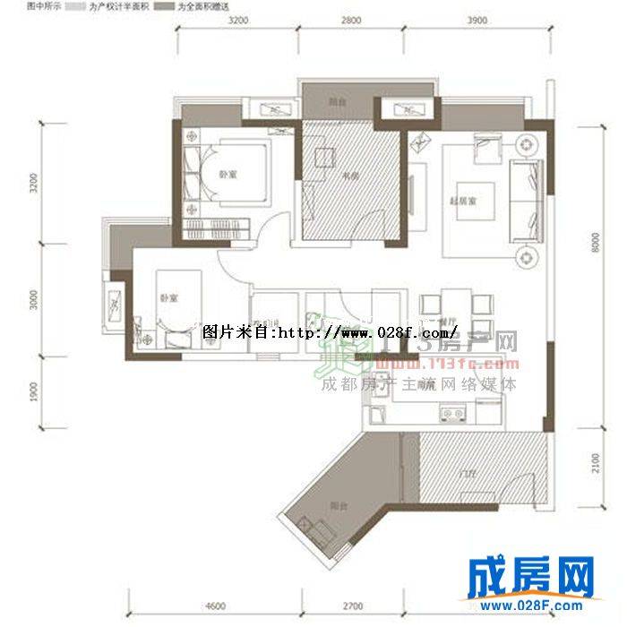 龙湖三千城户型图,点击放大