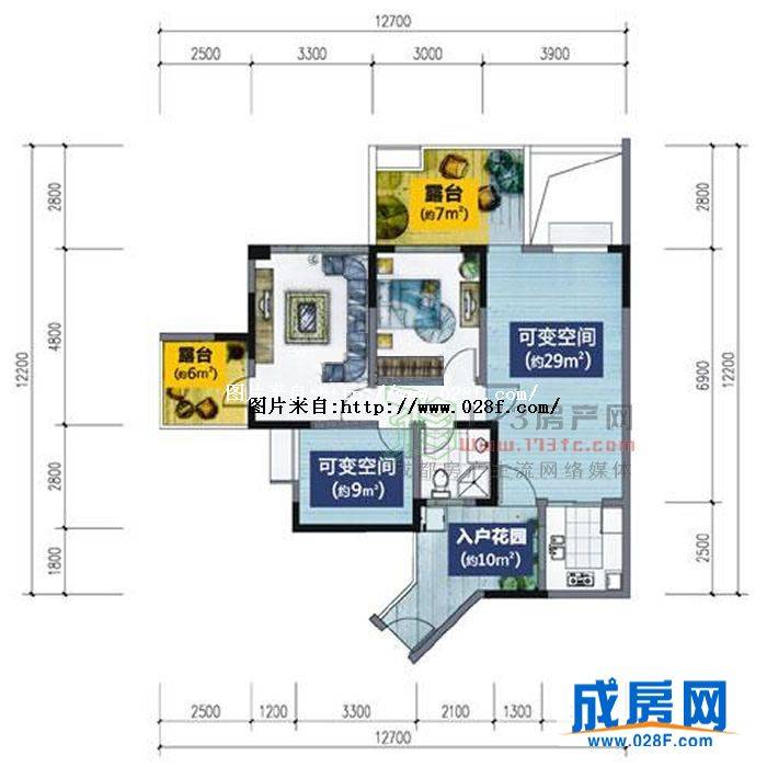 富丽碧蔓汀户型图,点击放大