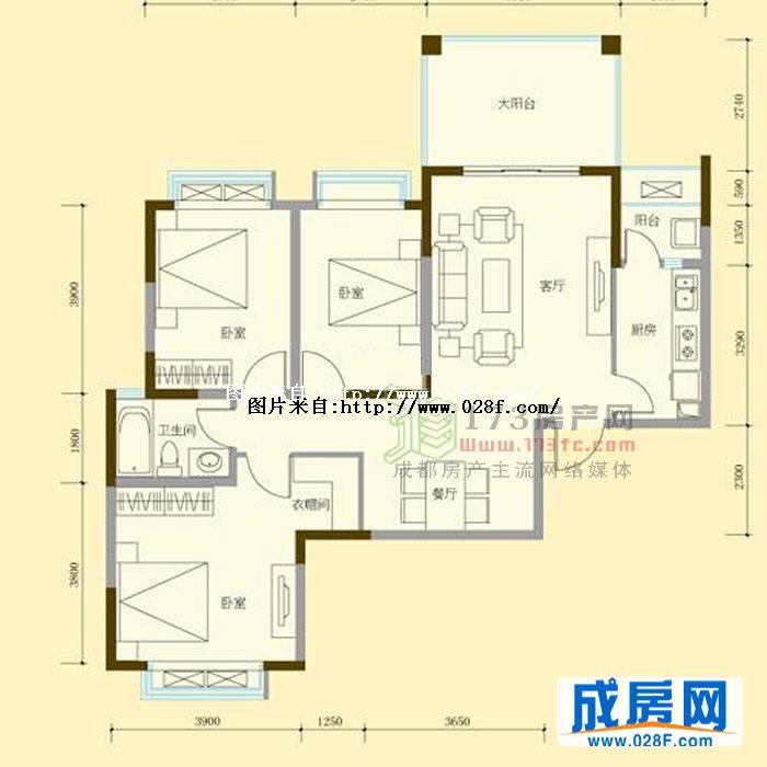 新都国际广场户型图,点击放大