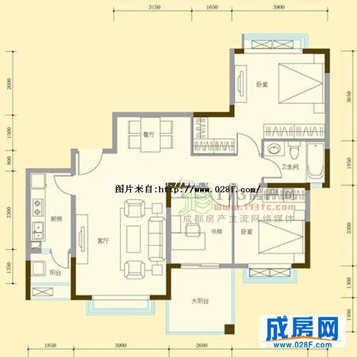 新都国际广场户型图,点击放大