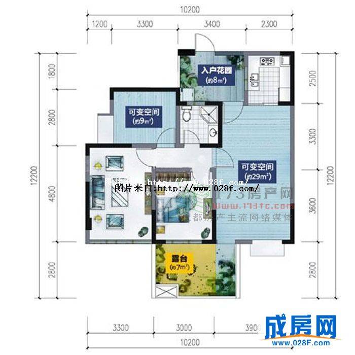 富丽碧蔓汀户型图,点击放大