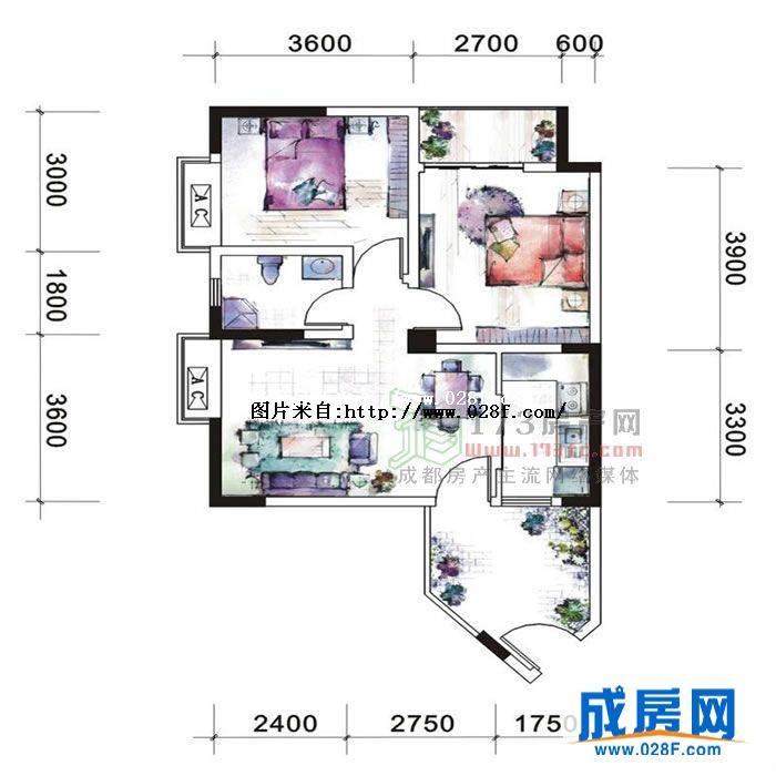 翡翠半岛国际社区户型图,点击放大