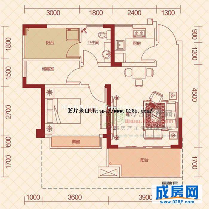 双发金英汇户型图,点击放大