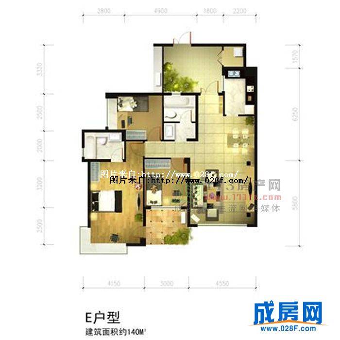 华置西锦城户型图,点击放大