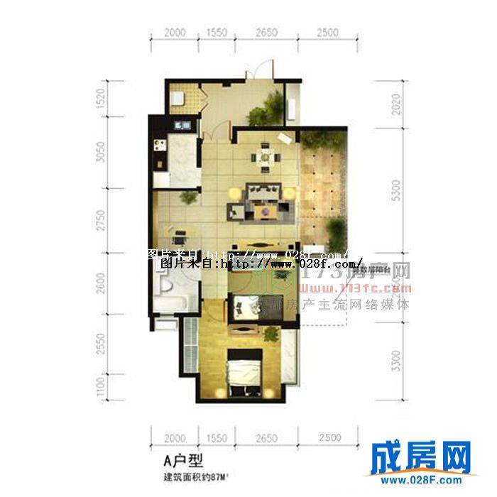 华置西锦城户型图,点击放大