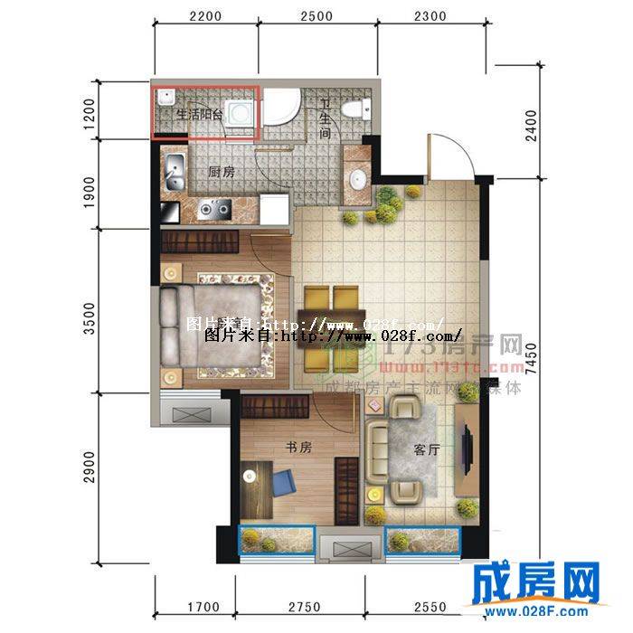 新里柏仕公馆户型图,点击放大