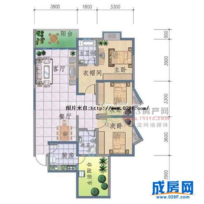 西郡兰庭户型图,点击放大