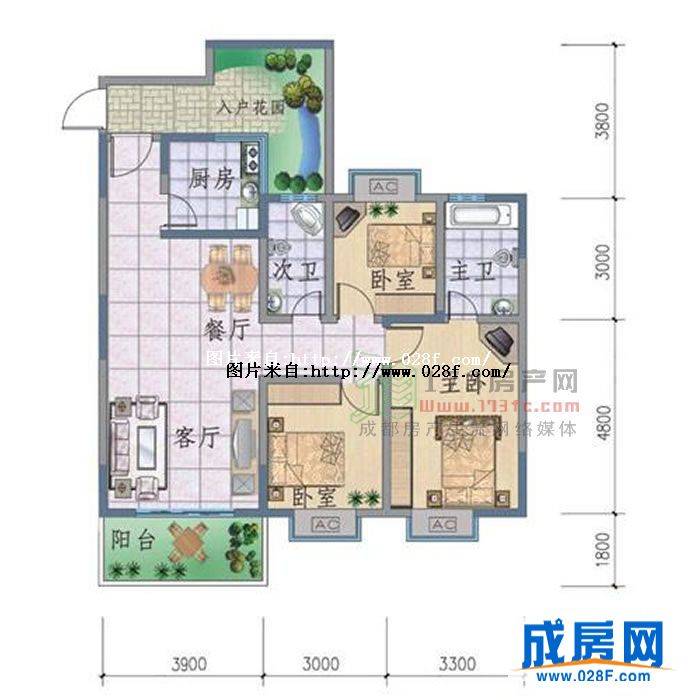 西郡兰庭户型图,点击放大