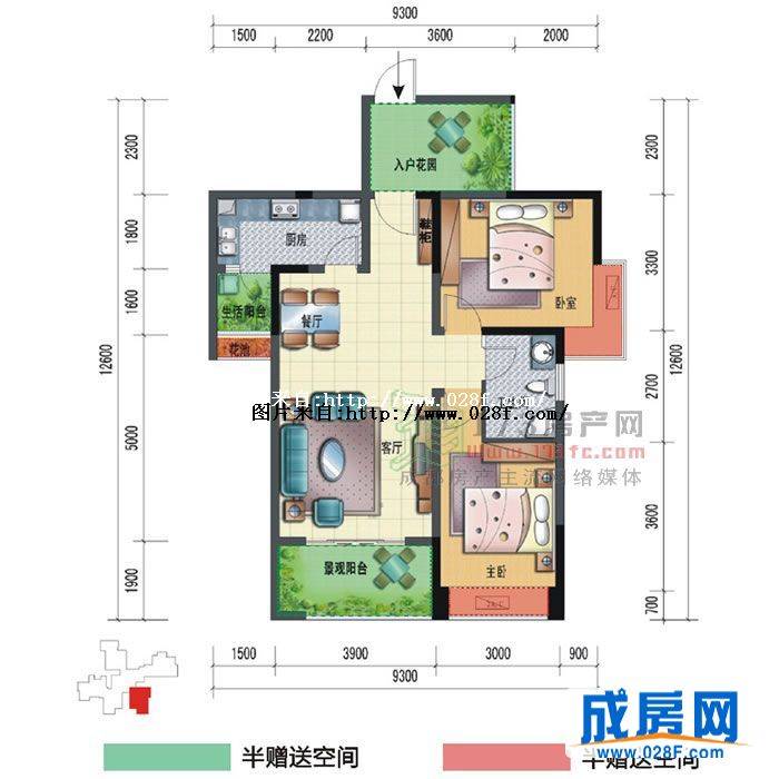 华侨凤凰国际城户型图,点击放大