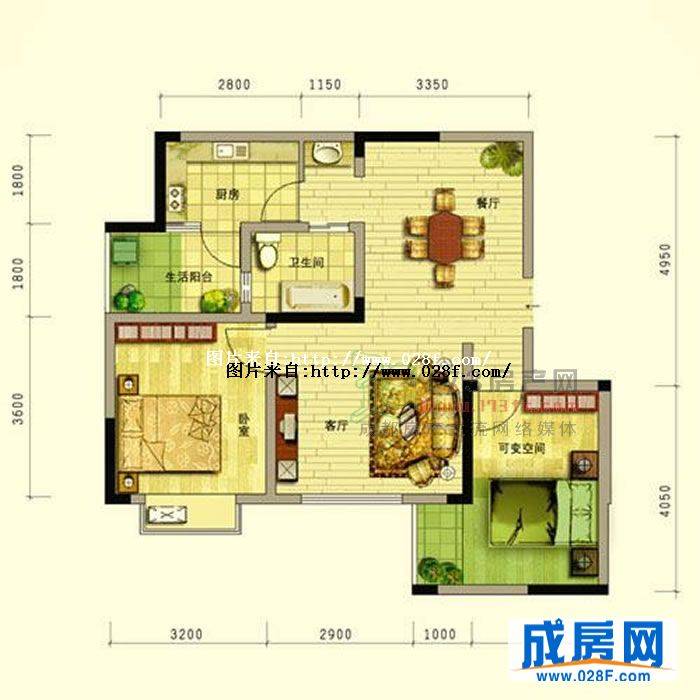 阳光地中海户型图,点击放大